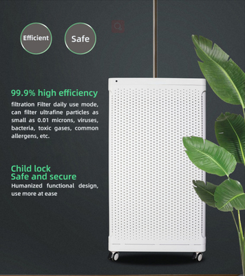 جهاز تنقية الهواء 5 في 1 H13 True HEPA UV HEPA للغرفة الكبيرة 5500 قدم مربع