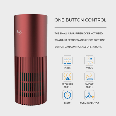 جهاز تنقية هواء السيارة الأيوني Easycare UV Light HEPA وتنقية هواء السيارة وشاحن USB مزدوج