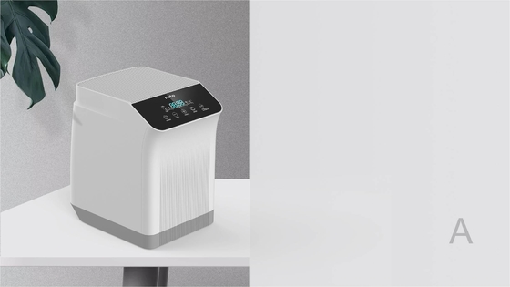 الصفحة الرئيسية PM2.5 منظف هواء مجاري Hepa وتنقية الهواء بفلتر الكربون مع شاشة رقمية