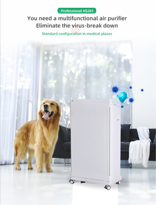 أجهزة تنقية الهواء المنزلية True HEPA Filter للغرف الكبيرة 5500 قدم مربع 5 مراحل