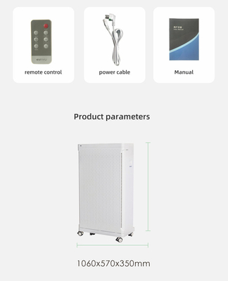 H13 True HEPA Filter Air Purifier Smart WiFi PM2.5 Monitor لغرفة كبيرة